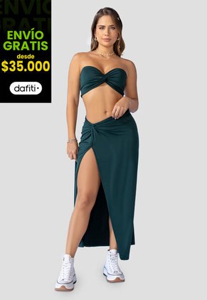 Conjunto Mujer Verde Botella Atypical 100672