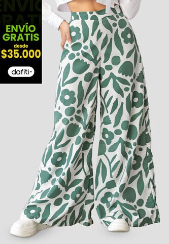 Pantalón Mujer Verde Atypical 100125 Atypical