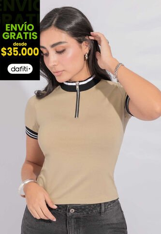 Blusa Mujer Latte Atypical 112507 Atypical