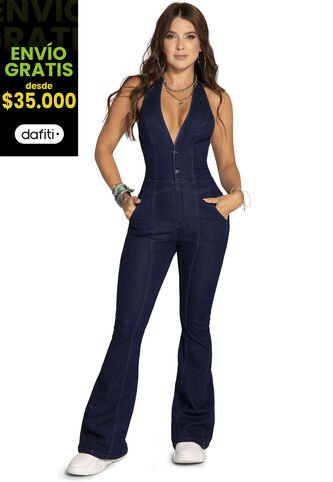 Enterizo Largo Mujer Azul Atypical 2934 Atypical