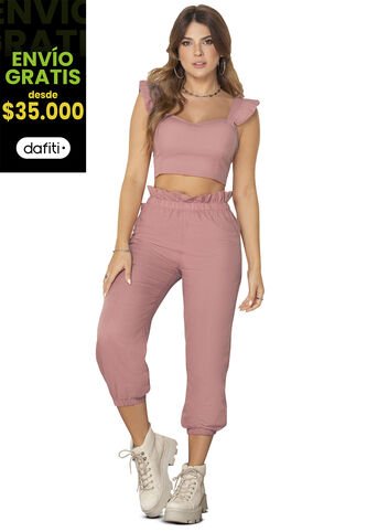 Conjunto Mujer Rosa Atypical 92464 Atypical