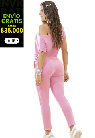 Enterizo Largo Mujer Rosa Atypical 1493 Atypical