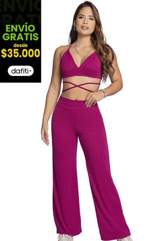 Conjunto Mujer Fucsia Atypical 1214 Atypical