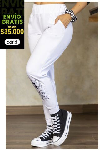 Jogger Mujer Blanco Atypical 1914 Atypical