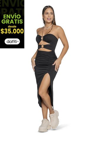 Vestido Mujer Negro Atypical 33435 Atypical