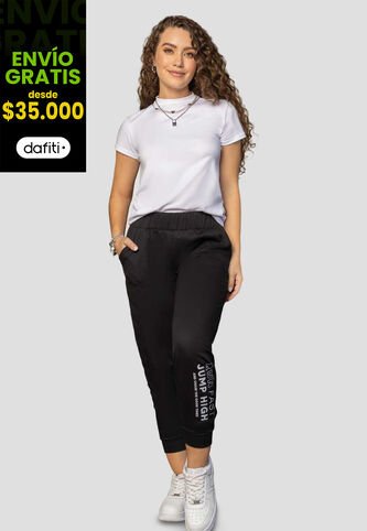 Jogger Mujer Negro Atypical 1914 Atypical