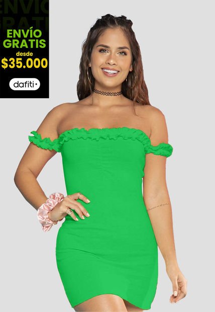 Vestido Mujer Verde Antioquia Atypical 9647