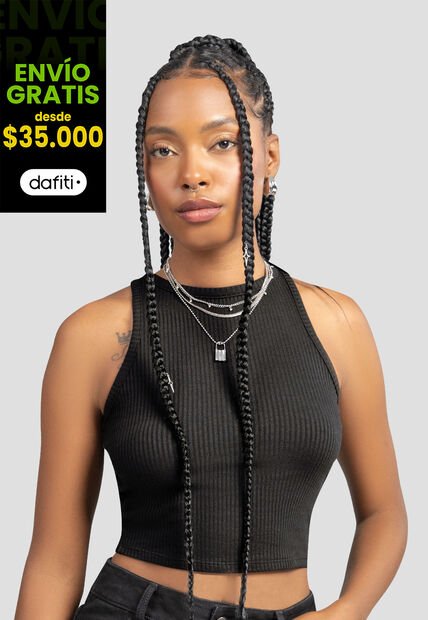 Camiseta Paq X2 Mujer Multicolor Atypical 106855