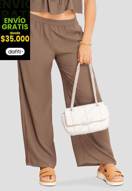 Pantalón Mujer Chocolate Atypical 106927