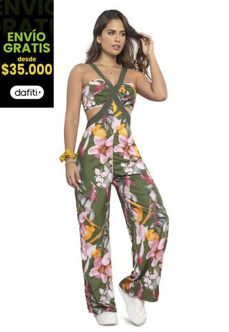 Enterizo Largo Mujer Estampado Atypical 3462 Atypical