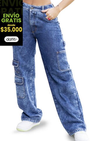 Jean Mujer Azul Oscuro Atypical 2452 Atypical