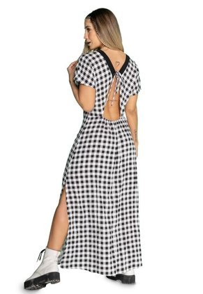 Vestido Largo Mujer Multicolor Atypical 4557