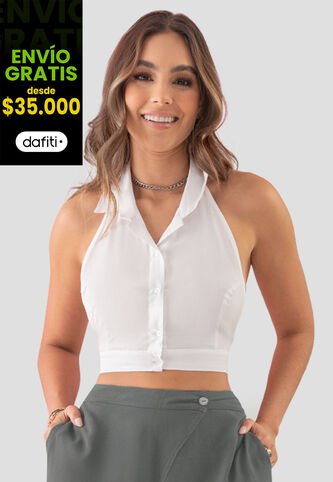 Blusa Mujer Blanco Atypical 105098 Atypical