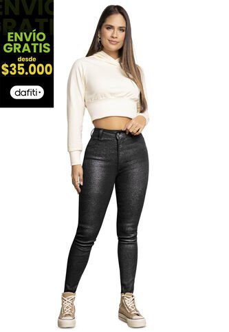 Jean Mujer Negro Atypical 5783 Atypical