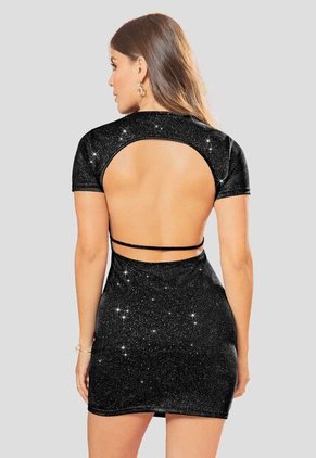 Vestido Mujer Negro Atypical 113168