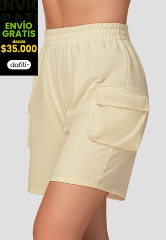 Bermuda Short Mujer Beige Atypical 104497 Atypical