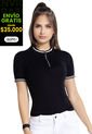 Blusa Juvenil Femenino Negro Atypical de Atypical