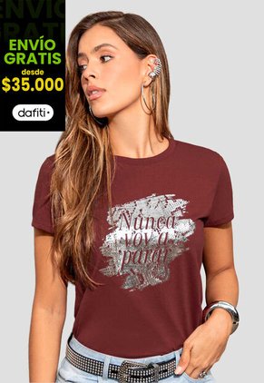 Camiseta Mujer Merlot Atypical 113734