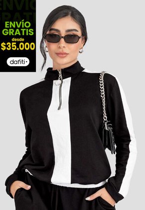 Buzo Mujer Negro Atypical 113318