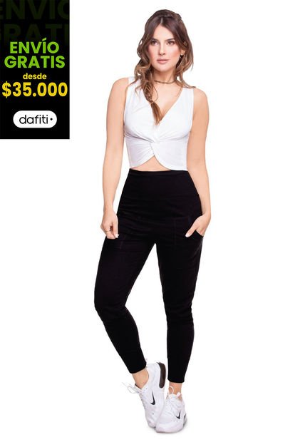 Jogger Juvenil Femenino Negro Atypical