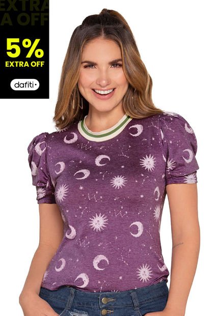 Blusa Mujer Lila Atypical 87071