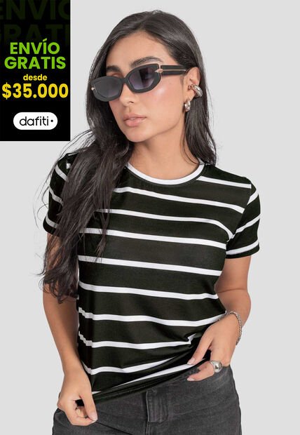 Camiseta Mujer Estampado Atypical 112497