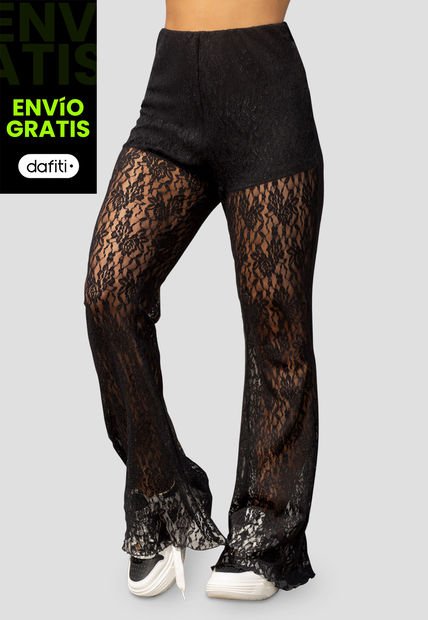 Pantalón Mujer Negro Atypical 103316
