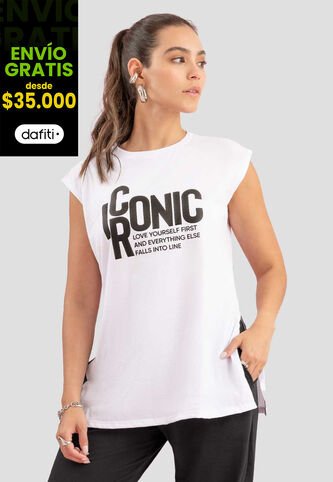 Blusón Mujer Blanco Atypical 111952 Atypical