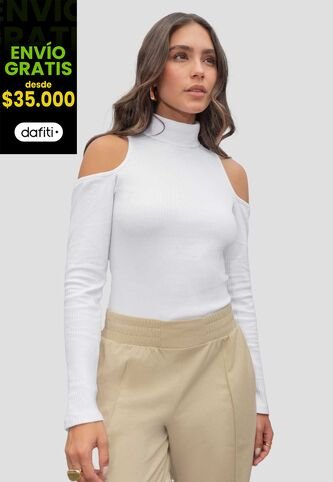 Camibuzo Mujer Blanco Atypical 112085 Atypical