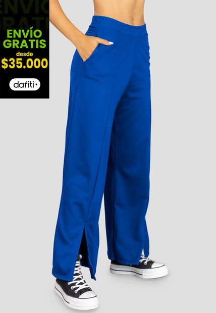 Pantalón Mujer Azul Atypical 89574
