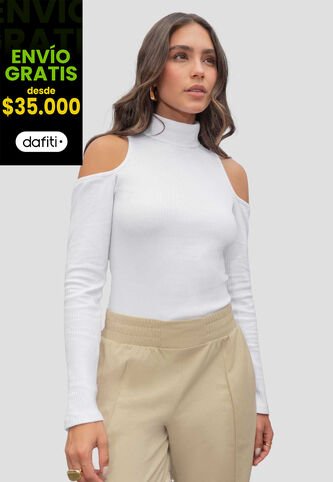 Camibuzo Mujer Blanco Atypical 112085 Atypical