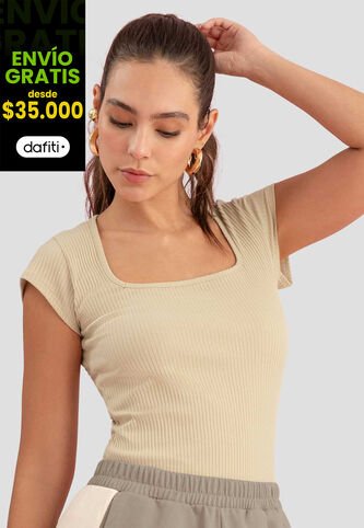 Blusa Mujer Latte Atypical 111947 Atypical