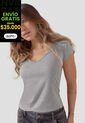 Camiseta Mujer Gris Jaspe Atypical 111188 de Atypical