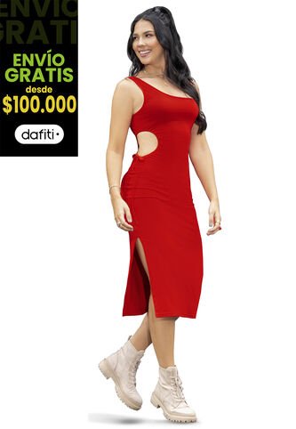 Vestido Juvenil Rojo Atypical 93562 Atypical