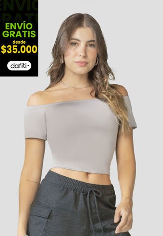 Blusa Mujer Gris Claro Atypical 110157 Atypical