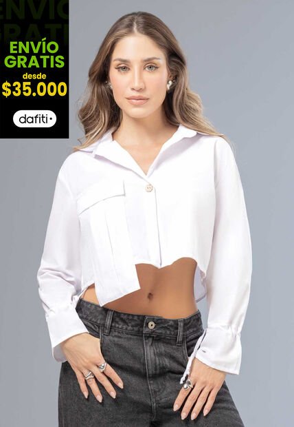 Camisa Mujer Blanco Atypical 111936