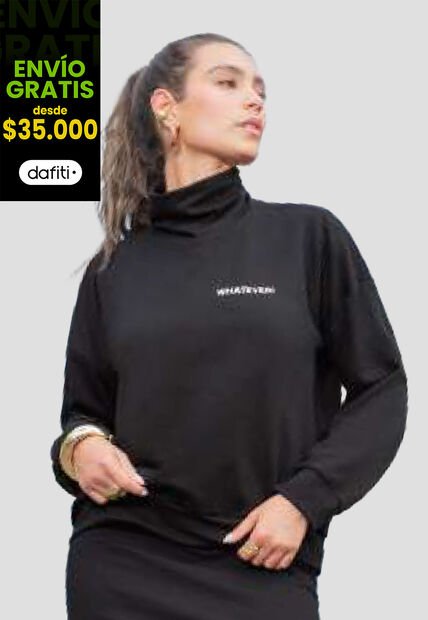 Buzo Mujer Negro Atypical 111950