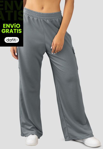 Pantalón Mujer Gris Atypical 101323