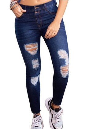 Jean Para Mujer Azul Oscuro Atypical