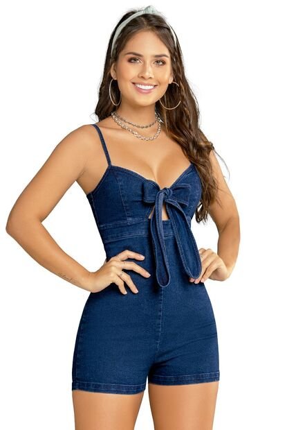 Enterizo Corto Juvenil Azul Oscuro Atypical 83297