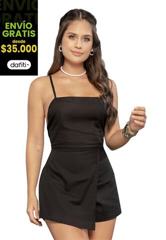 Enterizo Corto Juvenil Negro Atypical 77880 Atypical