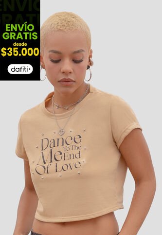 Camiseta Mujer Caramelo Atypical 106404 Atypical