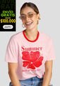 Camiseta Mujer Rosa Atypical 114046 de Atypical