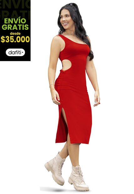 Vestido Juvenil Rojo Atypical 93562