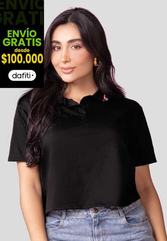 Polo Mujer Negro Atypical 113414 Atypical