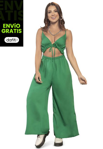 Enterizo Largo Mujer Verde Atypical 7004