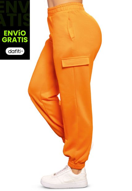 Jogger Mujer Naranja Atypical 6999