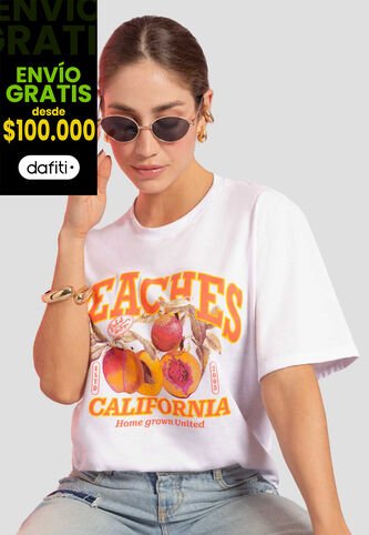 Camiseta Mujer Blanco Atypical 112486 Atypical