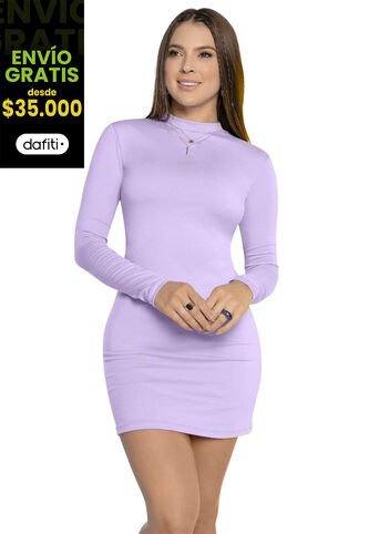 Vestido Corto Mujer Lila Atypical 4539 Atypical