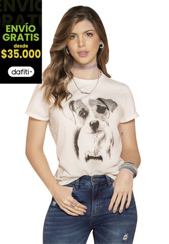 Camiseta Juvenil Marfil Atypical 91562 Atypical